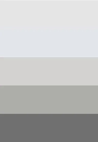 paleta de colores grises y blancos